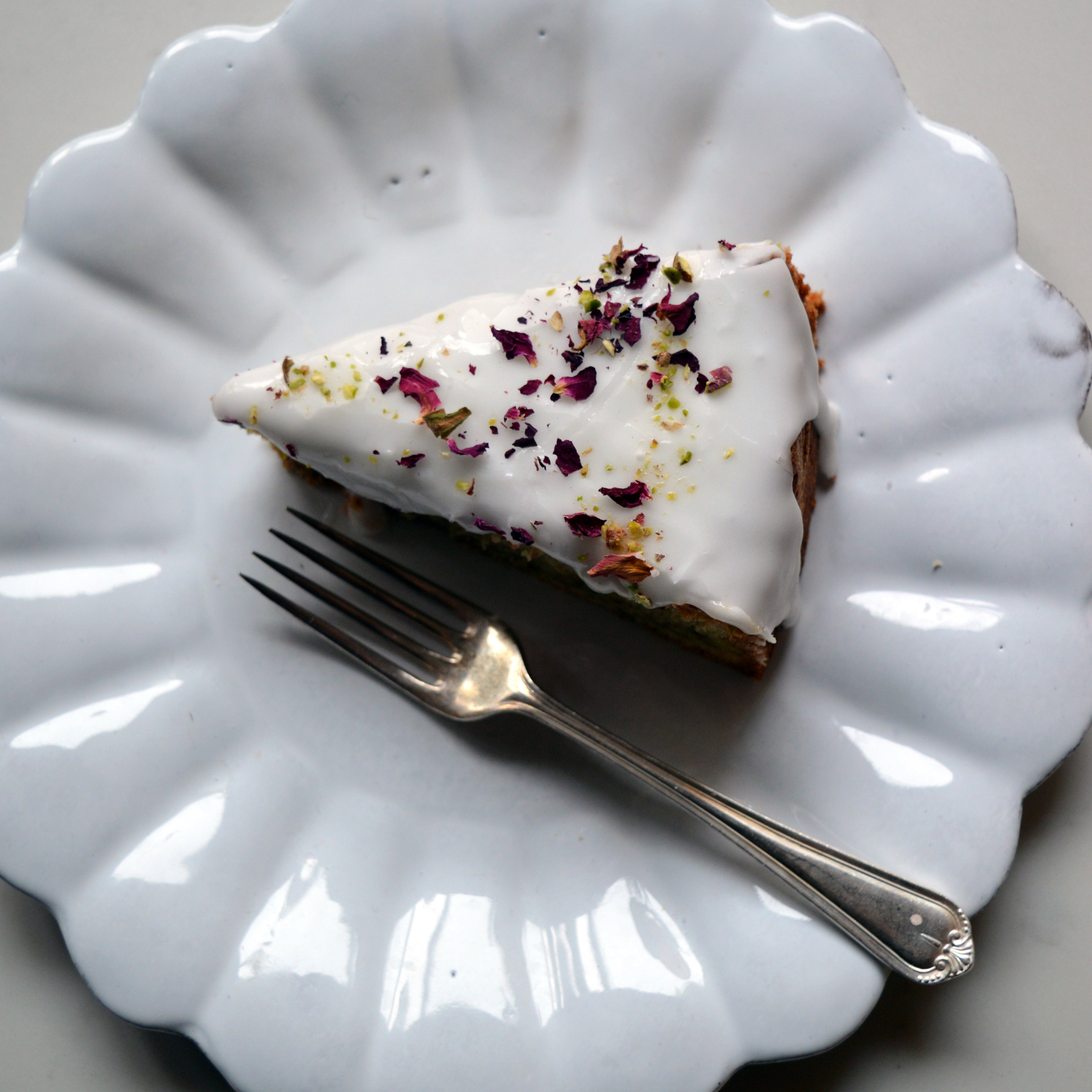 Pistachio and Rosewater Cake (for collection only)